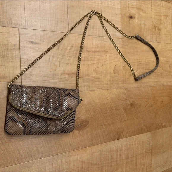 HOBO Snakeskin Mini Crossbody Purse - Picture 2 of 6